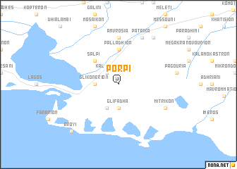 map of Pórpi