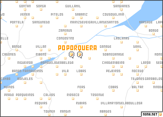 map of Porquera