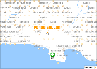 map of Por Quién Llora