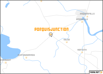 map of Porquis Junction