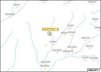 map of Porraca