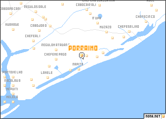 map of Porraimo