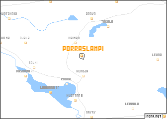 map of Porraslampi