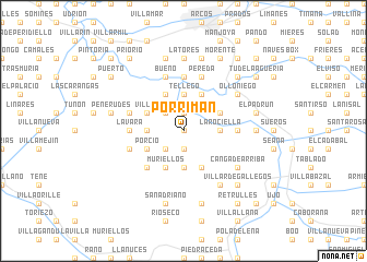 map of Porrimán