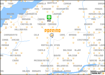 map of Porriño