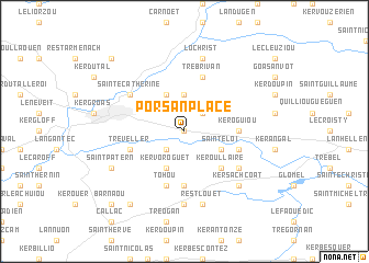 map of Pors-an-Place