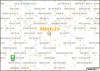 map of Porselen