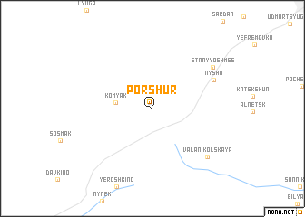 map of Porshur