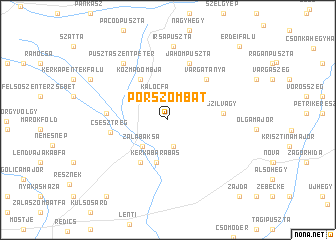 map of Pórszombat