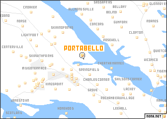 map of Porta Bello