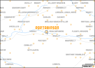 map of Port à Binson