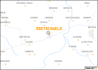 map of Portachuelo
