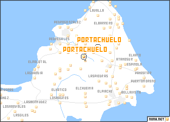 map of Portachuelo