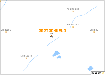 map of Portachuelo