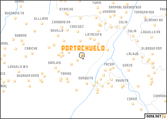 map of Portachuelo