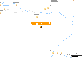 map of Portachuelo