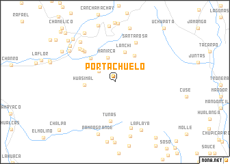 map of Portachuelo