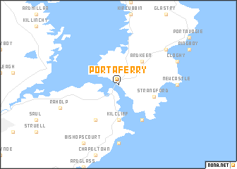 map of Portaferry