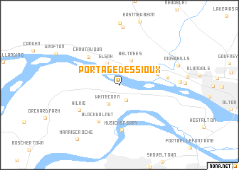 map of Portage Des Sioux