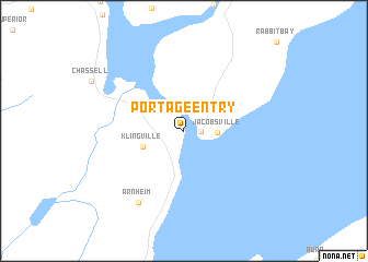 map of Portage Entry