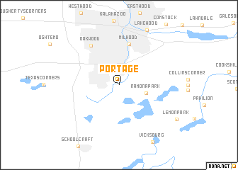map of Portage