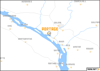 map of Portage