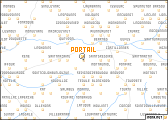 map of Portail