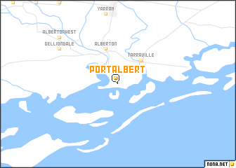 map of Port Albert