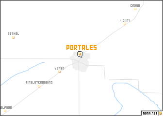 map of Portales