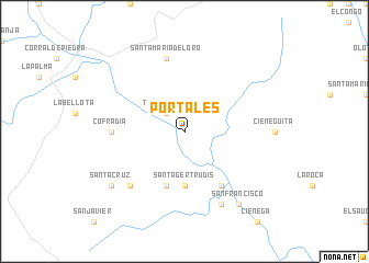 map of Portales