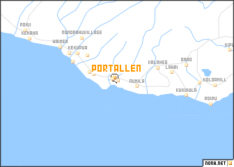 map of Port Allen