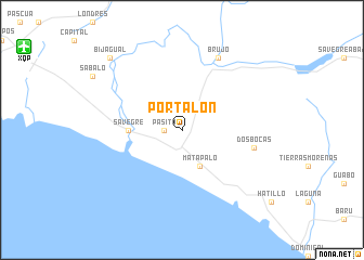 map of Portalón