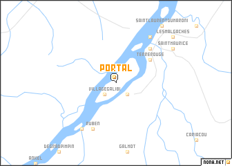 map of Portal
