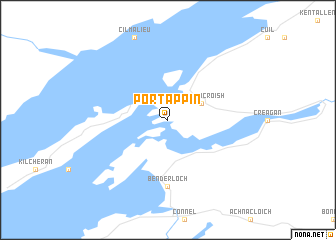 map of Port Appin