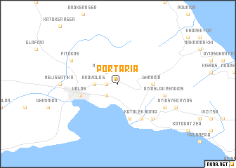 map of Portariá