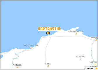 map of Port Austin