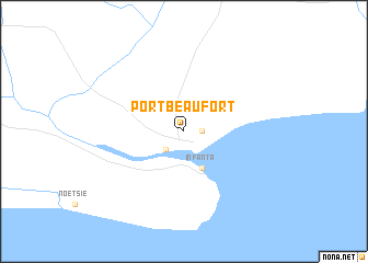 map of Port Beaufort