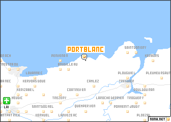 map of Port-Blanc