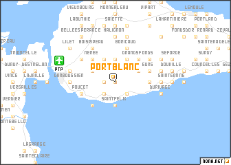 map of Port Blanc