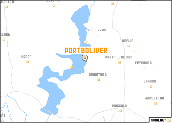 map of Port Boliver