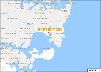 map of Port Botany