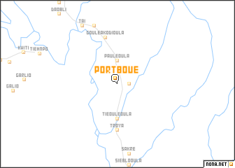map of Port-Boué
