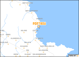 map of Port-Bou