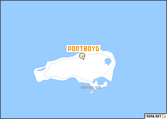 map of Port Boyd