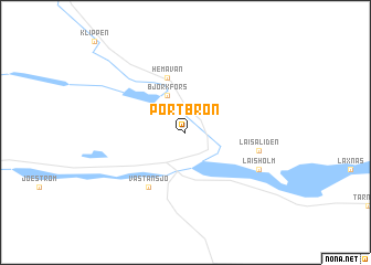 map of Portbron