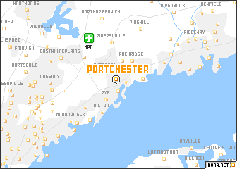 map of Port Chester