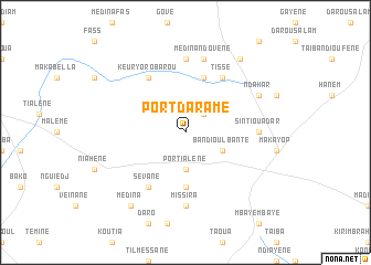 map of Port Daramé