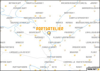 map of Port dʼAtelier