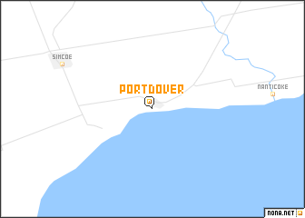 map of Port Dover