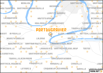 map of Port du Gravier